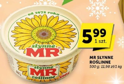 Tłuszcz roślinny MR Słynne Roślinne promocja w ABC