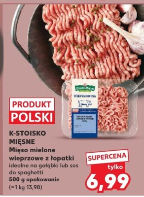 Mięso mielone wieprzowo-wołowe z łopatki  promocja w Kaufland
