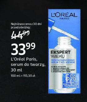 Serum do twarzy L'oreal ekspert wieku 50+ promocja