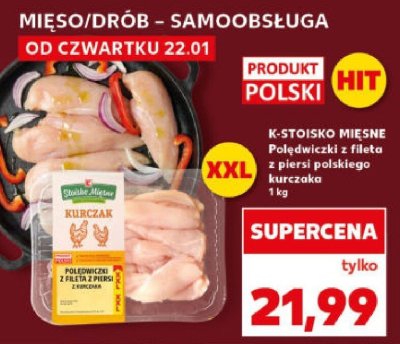 Polędwiczki z fileta z piersi polskiego kurczaka promocja w Kaufland