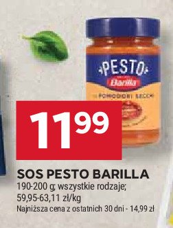 Pesto pomodori secchi Barilla promocja