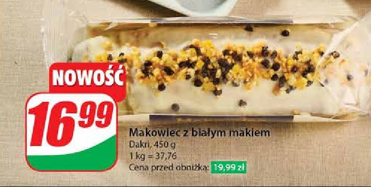 Makowiec z białym makiem promocja