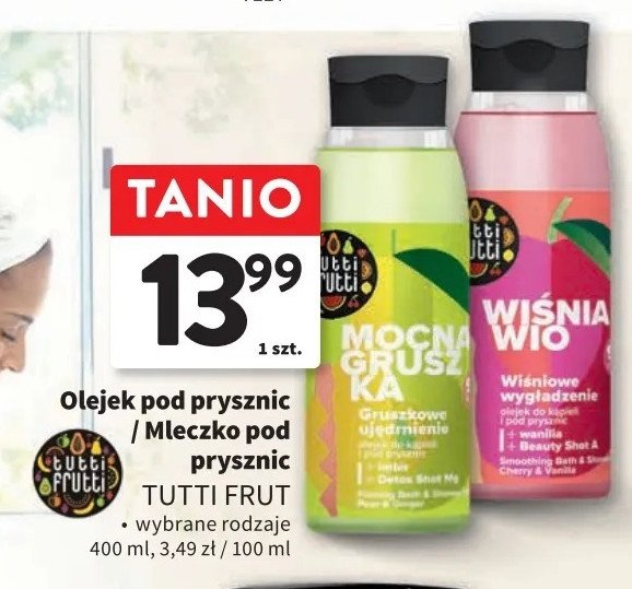 Olejek do kąpieli i pod prysznic mocna gruszka Farmona tutti frutti promocja