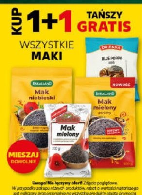 Mak wszystkie rodzaje promocja w Kaufland