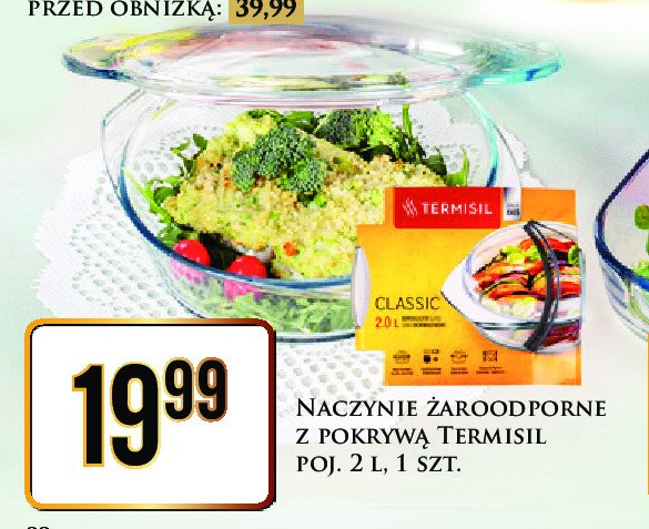 Naczynie do zapiekania 5.2 l Termisil promocja w Dino