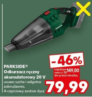 Odkurzacz ręczny akumulatorowy 20 V promocja w Kaufland