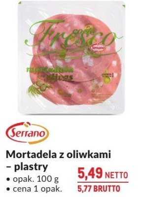 Mortadela z oliwkami plastry promocja w Makro