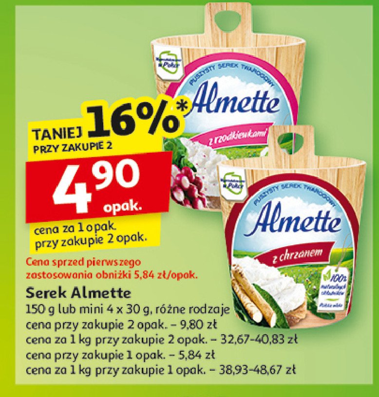 Serek z rzodkiewką Hochland almette promocja