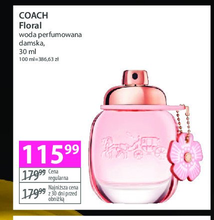 Woda perfumowana COACH FLORAL promocja