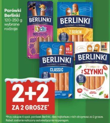 Parówki Berlinki promocja w Delikatesy Centrum