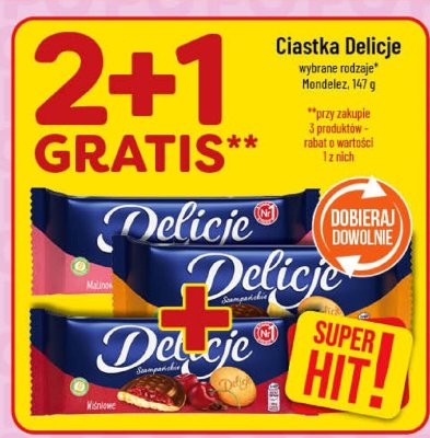 Ciastka Delicje Mondelez promocja w POLOmarket