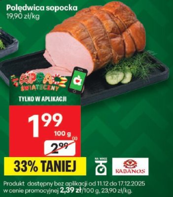 Polędwica sopocka promocja w Delikatesy Centrum