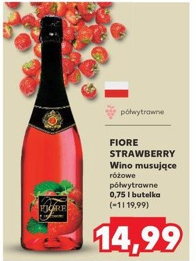 Wino FIORE JUICY STRAWBERRY promocja