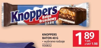 Baton KNOPPERS BATON 40 G promocja w Selgros