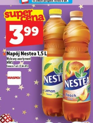 Napój Nestea 1,5 l promocja w TOPAZ
