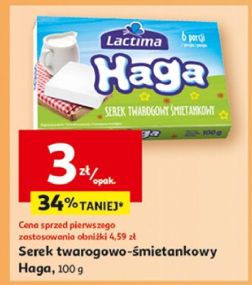 Serek twarogowy 艣mietankowy Lactima haga promocja