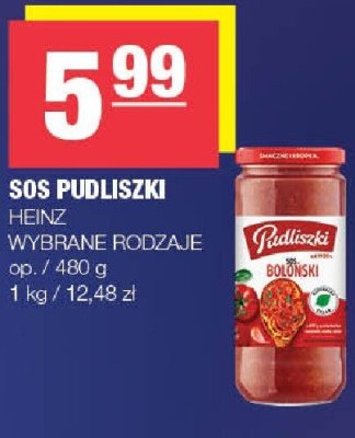 Sos Pudliszki Heinz wybrane rodzaje promocja w SPAR