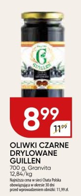 Oliwki czarne drylowane guillen promocja w Chata Polska
