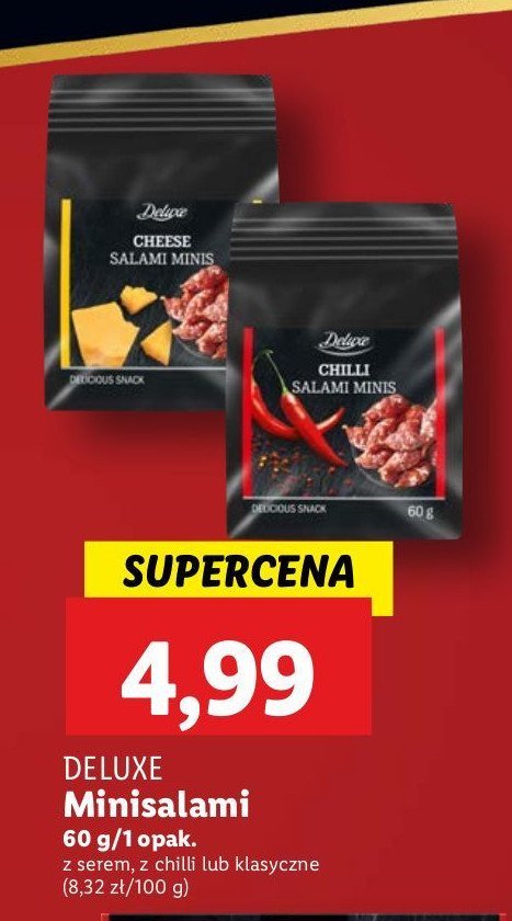 Salami minis chilli Deluxe promocja