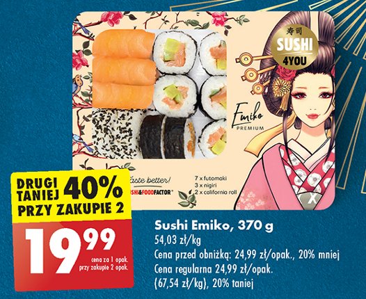 Sushi emiko Sushi 4you promocja