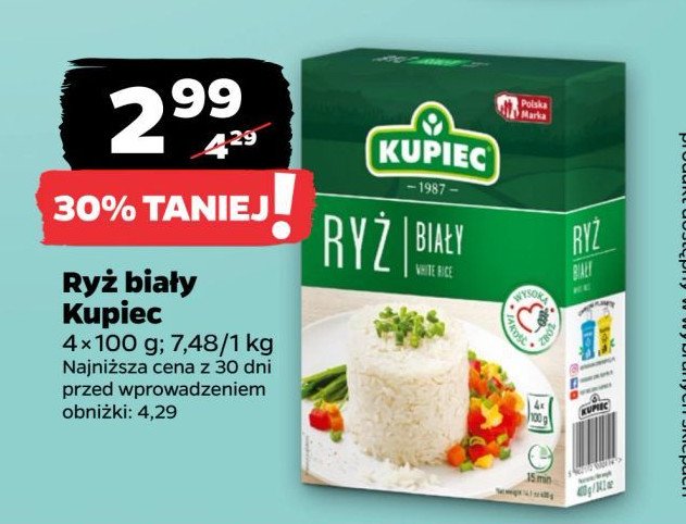 Ryż Kupiec promocja