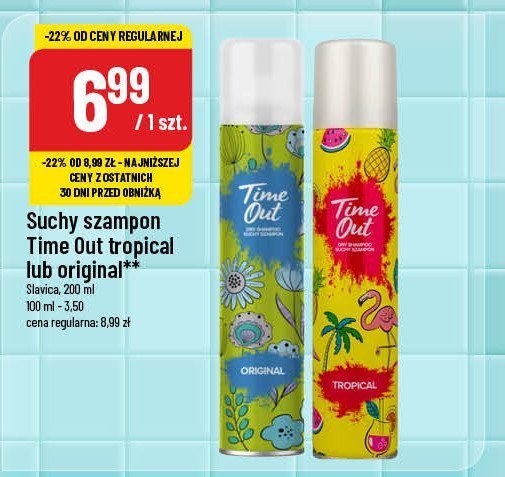 Suchy szampon tropical Time out promocja