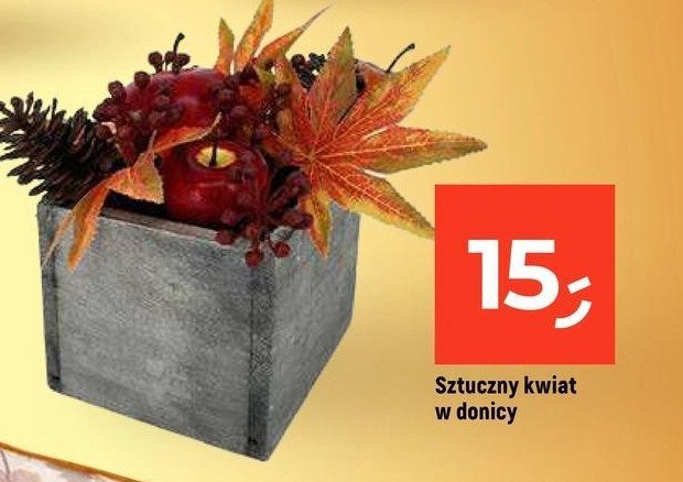 Kwiat sztuczny w doniczce promocja