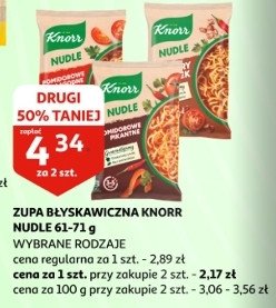 Boczek ostry Knorr nudle promocja
