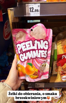 Żelki brzoskwiniowe do obierania Peeling Gummies promocja w Intermarche