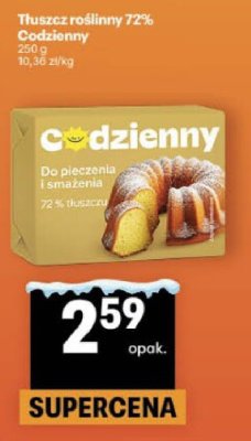 Tłuszcz roślinny 72% Codzienny promocja w Delikatesy Centrum