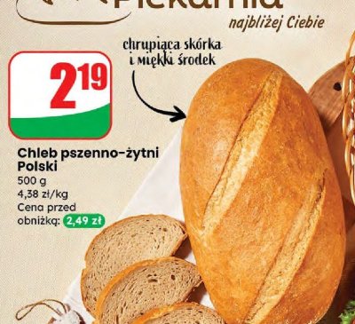 Chleb pszenno-żytni Polski promocja w Dino