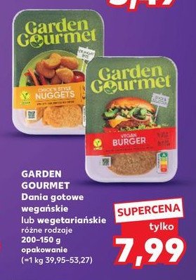 Burger roślinny Garden gourmet promocja