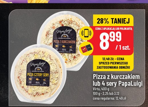 Pizza 4 sery Papa luigi promocja