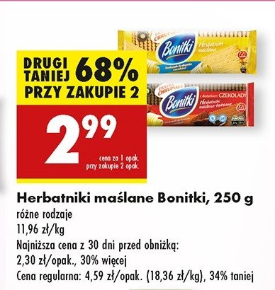 Herbatniki maślane Bonitki promocja