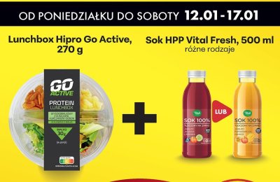 Lunchbox Hipro Go Active 270g promocja w Biedronka