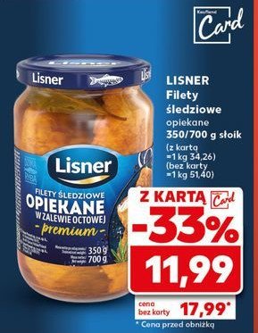 Opiekane filety 艣ledziowe Lisner promocja