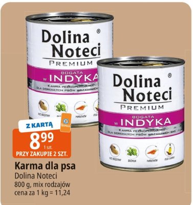 Karma dla psa Dolina Noteci w indyka promocja w Leclerc
