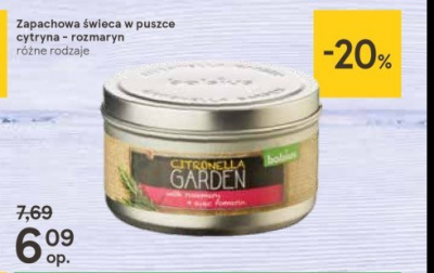 Świeca zapachowa w puszce cytryna - rozmaryn Bolsius citronella garden promocja