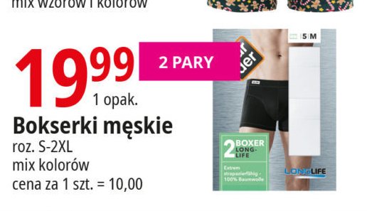 Bokserki long męskie