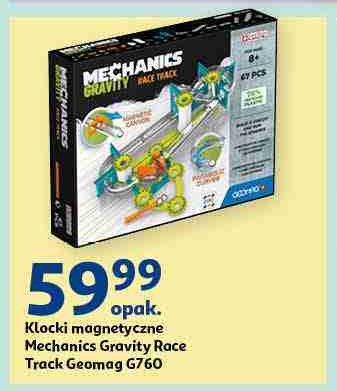 Klocki mechanics gravity race 67 el. Geomag promocja