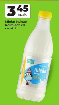 Mleko świeże Rolmiecz 2% promocja w Odido