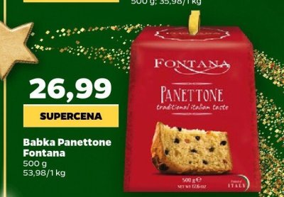 Babka Panettone 500 g promocja w Netto