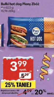 Bułki hot dog Plony Zbóż promocja w Delikatesy Centrum