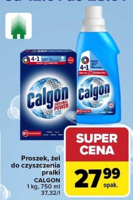 Proszek, żel do czyszczenia pralki Calgon 1 kg, 750 ml promocja w Carrefour Market