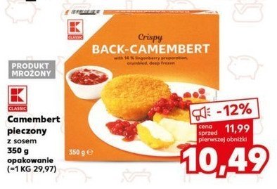 Ser pieczony camembert z sosem K-classic promocja