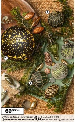 Kula szklana z oświetleniem LED promocja w Leroy Merlin