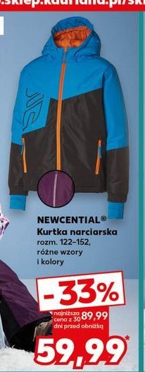 Kurtka narciarska dziecięca 122-152 cm Newcential promocja