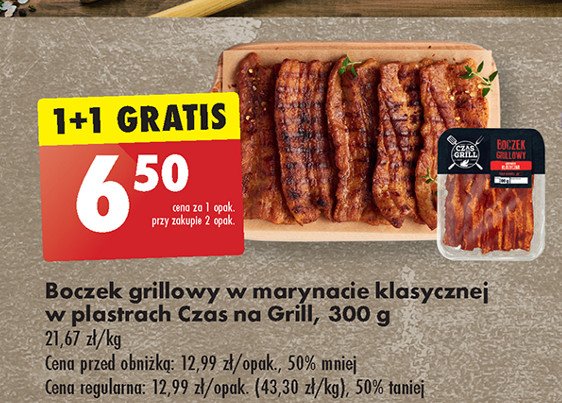 Boczek grillowy w marynacie klasycznej Czas na grill promocja