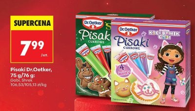 Pisaki cukrowe Shrek promocja w Biedronka