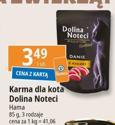 Karma dla kota z kaczki Dolina noteci promocja